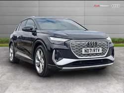 Black Used 2021 Audi Q4 e-tron S-Line SUV | £24,790 (Good price)