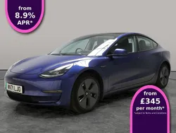 Blue Used 2021 Tesla Model 3 Long Range Sedan | £21,488 (A bit pricey)
