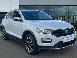 White silver Used 2021 VW T-Roc United SUV | £18,805 (A bit pricey)