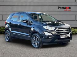 Black Used 2019 Ford Ecosport Zetec SUV | £9,295 (Fair price)