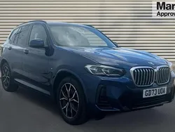 Blue Used 2024 BMW X3 M Sport SUV | £40,990 (Fair price)
