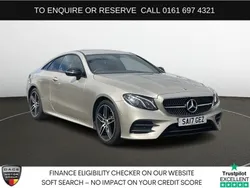 Silver Used 2017 Mercedes E220 AMG line Coupe | £16,970 (Good price)