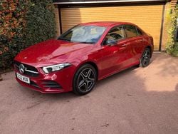Red Used 2022 Mercedes A250 AMG Line Premium Sedan | £16,750 (Fair price)