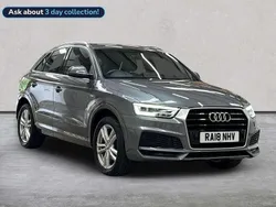 Grey Used 2018 Audi Q3 S-Line SUV | £17,214 (Good price)