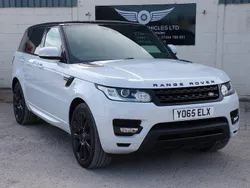 White Used 2015 Land Rover Range Rover Sport HSE SUV | £17,999 (Fair price)