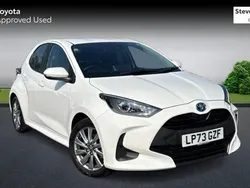 White Used 2024 Toyota Yaris Hybrid Hatchback | £17,468 (Good price)