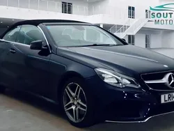 Blue Used 2014 Mercedes E220 AMG Cabriolet | £9,250 (Fair price)