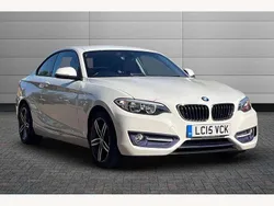 White Used 2015 BMW 218 Sport Line Coupe | £8,190 (Good price)