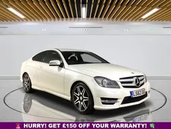 White Used 2012 Mercedes C250 AMG Coupe | £7,249 (Fair price)