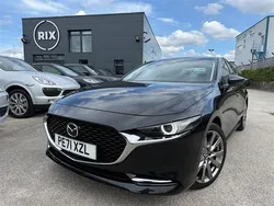 Black Used 2021 Mazda 3 Inclusive Sedan | £15,275 (Fair price)