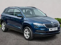 Blue Used 2022 Skoda Karoq SE SUV | £16,961 (Fair price)