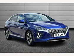 Blue Used 2021 Hyundai Ioniq Premium SE Sedan | £14,995 (Fair price)