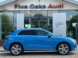 Blue Used 2022 Audi Q3 S-Line SUV | £25,190 (Fair price)