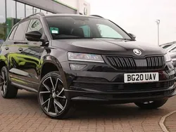 Black magic pearl effect Used 2020 Skoda Karoq SportLine SUV | £19,850 (A bit pricey)