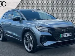 Blue Used 2024 Audi Q4 e-tron Black Edition SUV | £33,548 (Expensive)