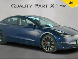 Blue Used 2021 Tesla Model 3 Performance Sedan | £22,150 (Fair price)