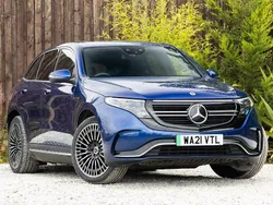 Blue Used 2021 Mercedes EQC400 AMG Line Premium SUV | £24,698 (A bit pricey)