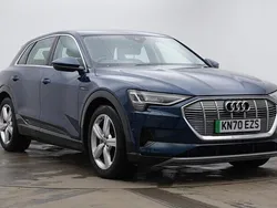 Blue Used 2020 Audi e-tron Advanced SUV | £20,495 (Fair price)