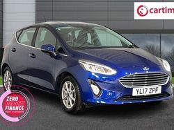 Blue Used 2017 Ford Fiesta Zetec Hatchback | £9,500 (Fair price)