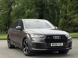 Grey Used 2018 Audi Q7 Black Edition SUV | £27,495 (Good price)