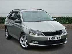 Beige Used 2017 Skoda Fabia SE Estate | £7,795 (Fair price)
