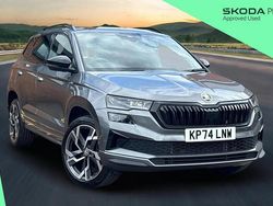 Graphite grey metallic Used 2024 Skoda Karoq SportLine SUV | £24,900 (Fair price)