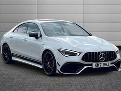 Digital white Used 2021 Mercedes CLA45 AMG Sedan | £38,750 (Fair price)