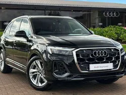 Black New 2025 Audi Q7 S-Line SUV | £61,490