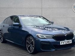 Blue Used 2022 BMW 520 M Sport | £29,490 (A bit pricey)