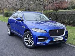 Blue Used 2018 Jaguar F-Pace R-Sport SUV | £10,990 (Fair price)