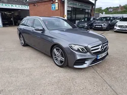 Grey Used 2017 Mercedes E220 AMG line Estate | £16,350 (Good price)