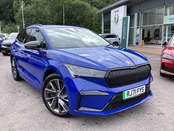 Energy blue Used 2022 Skoda Enyaq iV SportLine SUV | £20,950 (Fair price)