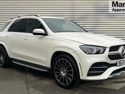 White Used 2022 Mercedes GLE400 AMG line SUV | £39,562 (Good price)