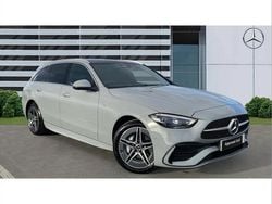 Grey Used 2025 Mercedes C300e AMG Line Premium Plus Estate | £41,711 (Good price)