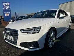 White Used 2019 Audi A4 S-Line Sedan | £15,495 (Fair price)