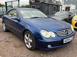 Blue Used 2005 Mercedes CLK240 Elegance Coupe | £1,500 (Good price)
