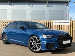 Ascari blue Used 2025 Audi A6 Black Edition Estate | £47,490