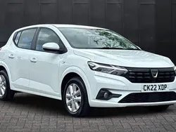 White Used 2022 Dacia Sandero Comfort Hatchback | £11,897 (Fair price)