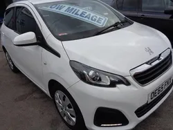 White Used 2016 Peugeot 108 Active Hatchback | £5,350 (Fair price)