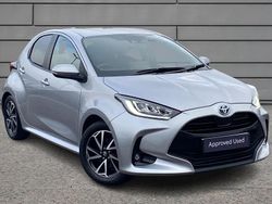 Silver Used 2023 Toyota Yaris Hybrid Design Hatchback | £18,995 (Fair price)
