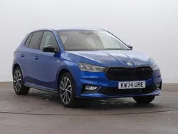 Race blue metallic Used 2025 Skoda Fabia Monte Carlo Hatchback | £19,395 (Expensive)