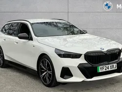 Alpine white Used 2024 BMW i5 M Sport Sedan | £49,980