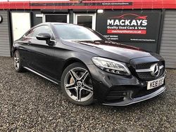 Black Used 2018 Mercedes C300 AMG line Hatchback | £17,795 (Fair price)