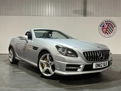 Iridium silver Used 2012 Mercedes SLK250 AMG Cabriolet | £10,995 (A bit pricey)