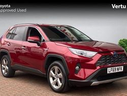 Red Used 2019 Toyota RAV4 Hybrid SUV | £24,630 (A bit pricey)