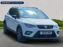 White Used 2019 Seat Arona FR Sport SUV | £13,149 (Fair price)
