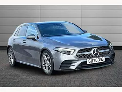 Grey Used 2020 Mercedes A180 AMG Line Premium Plus Hatchback | £16,250 (A bit pricey)
