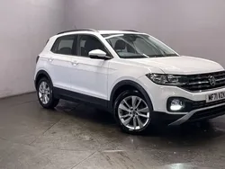 White Used 2021 VW T-Cross SE SUV | £13,599 (Fair price)