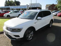 White Used 2018 VW Tiguan Allspace SEL SUV | £15,995 (Fair price)