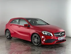 Red Used 2017 Mercedes A180 AMG Line Premium Plus Hatchback | £14,200 (Fair price)